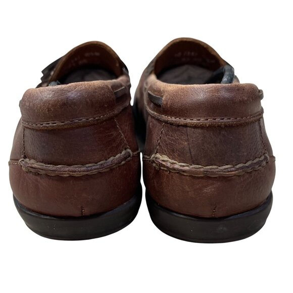 New Johnston & Murphy Driving Loafer Dodd II 10.5M Mahogany Brown VTG - Picture 5 of 10